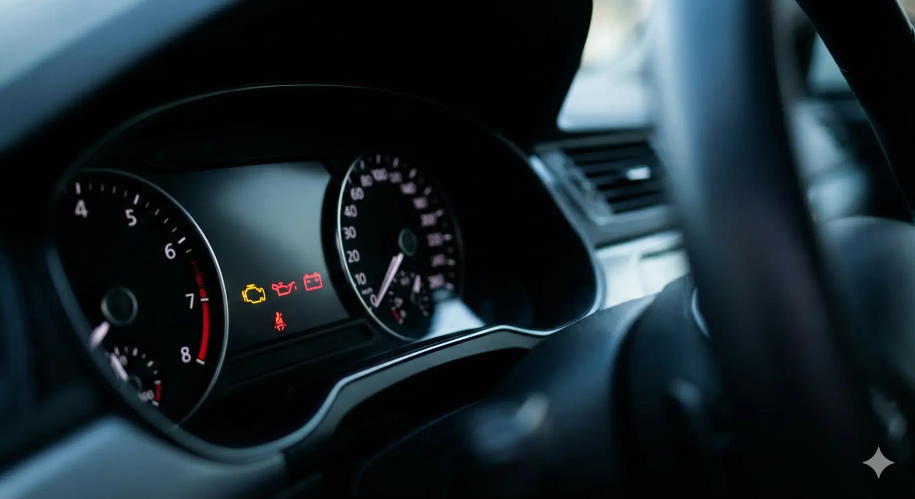 Luzes de Alerta no Painel: Quando Parar o Carro Imediatamente